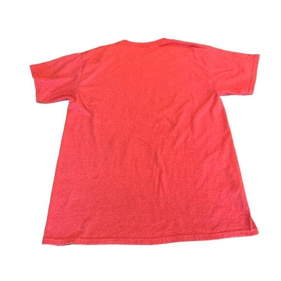 Disney Mickey Mouse Christmas Red T Shirt Large Short Sleeve Sleep Shirt - Picture 2 of 5